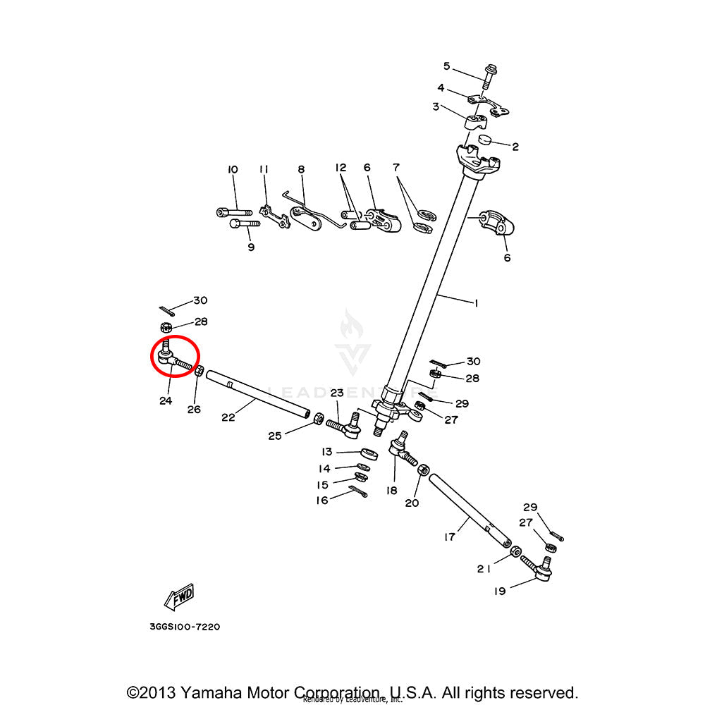 Banshee Outside Tie Rod End