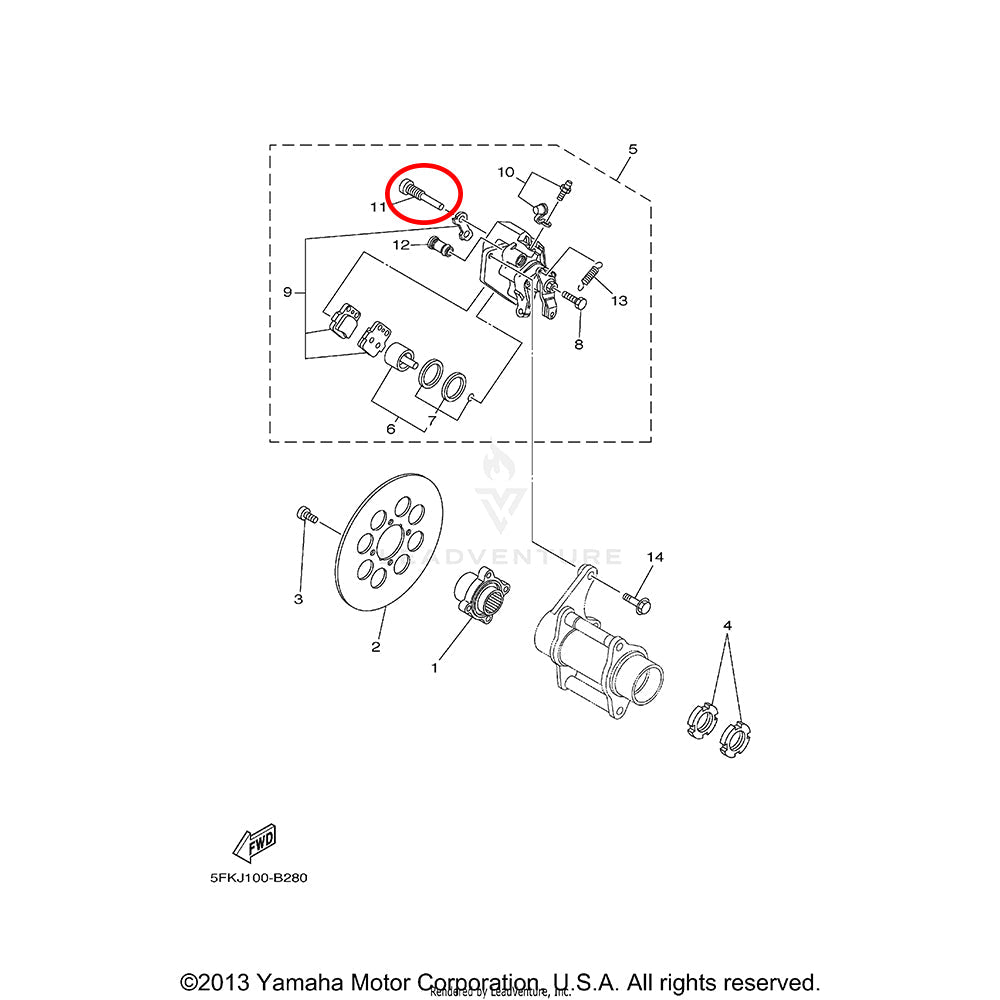 Pin Pad Bolt