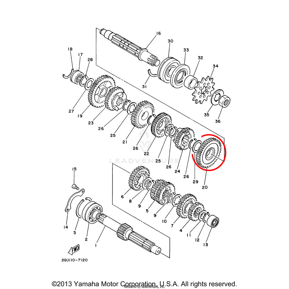 Banshee 2nd Wheel Gear