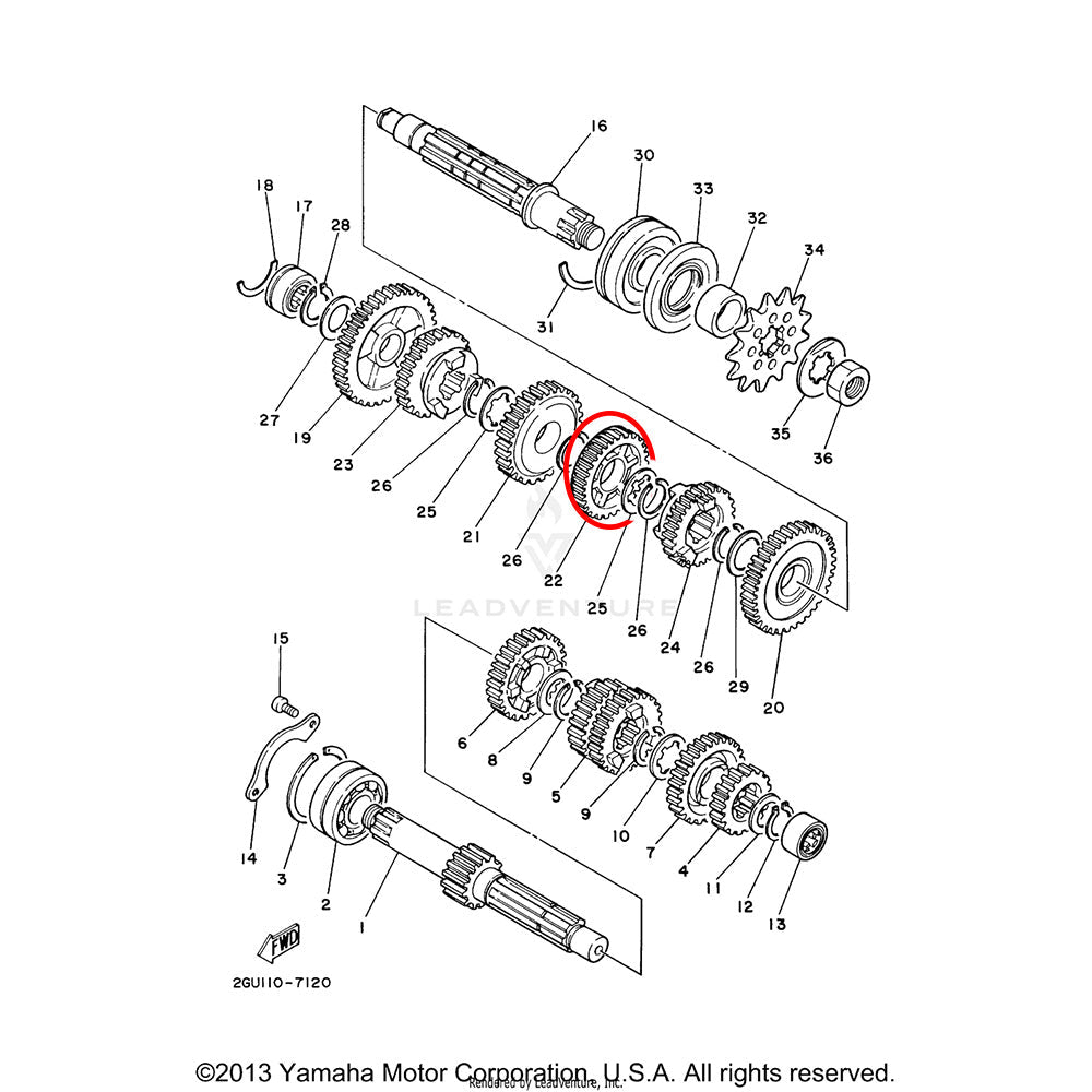 Banshee 4th Wheel Gear