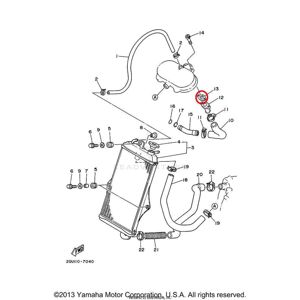 Banshee Inlet Gasket