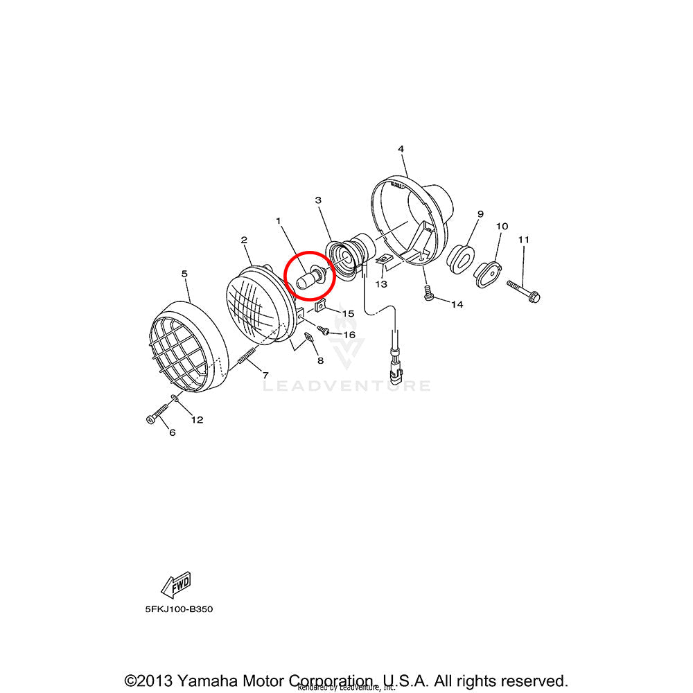 Banshee Headlight Bulb