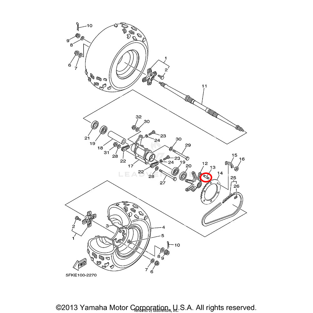 Banshee Sprocket Stud