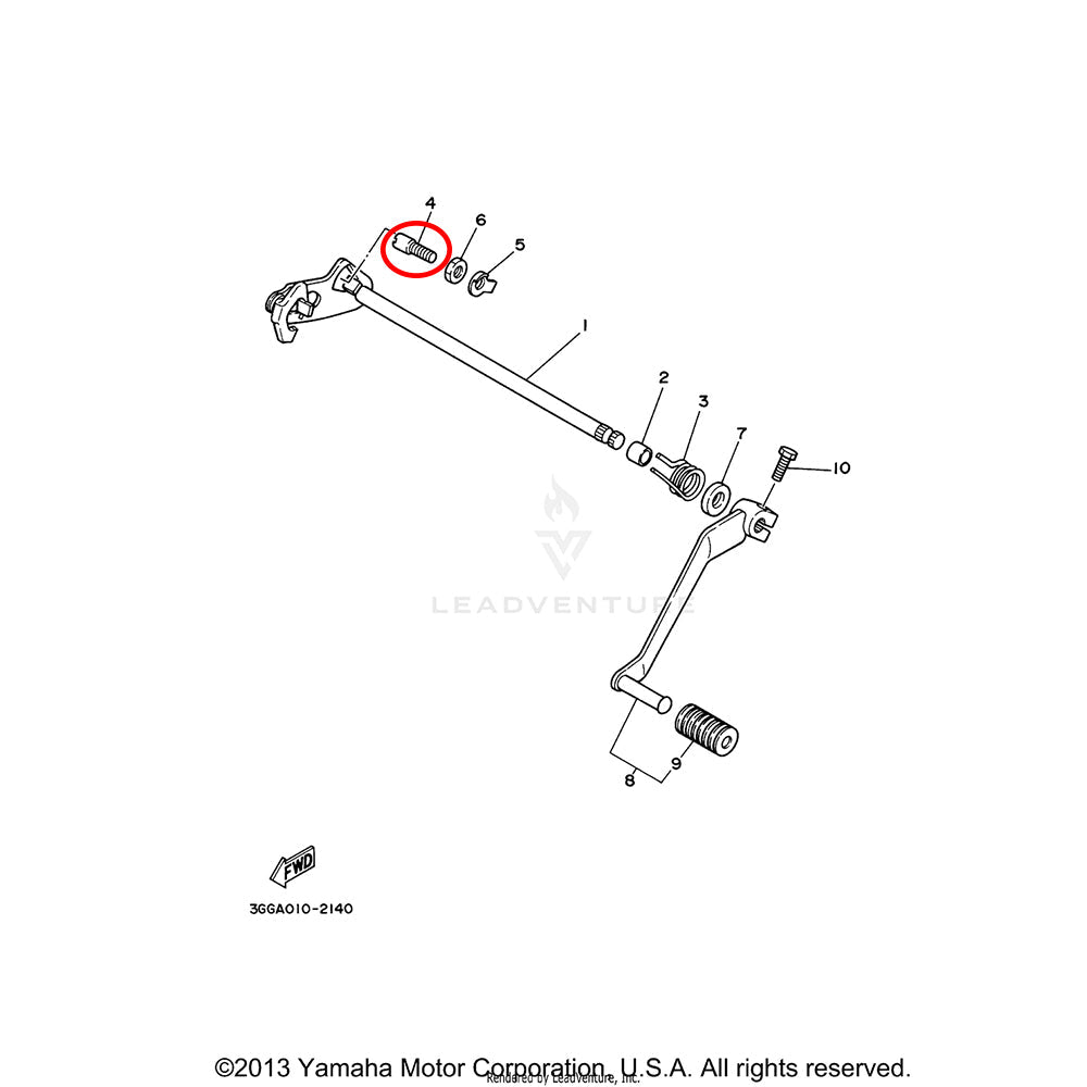 Banshee Shift Shaft Headless Screw