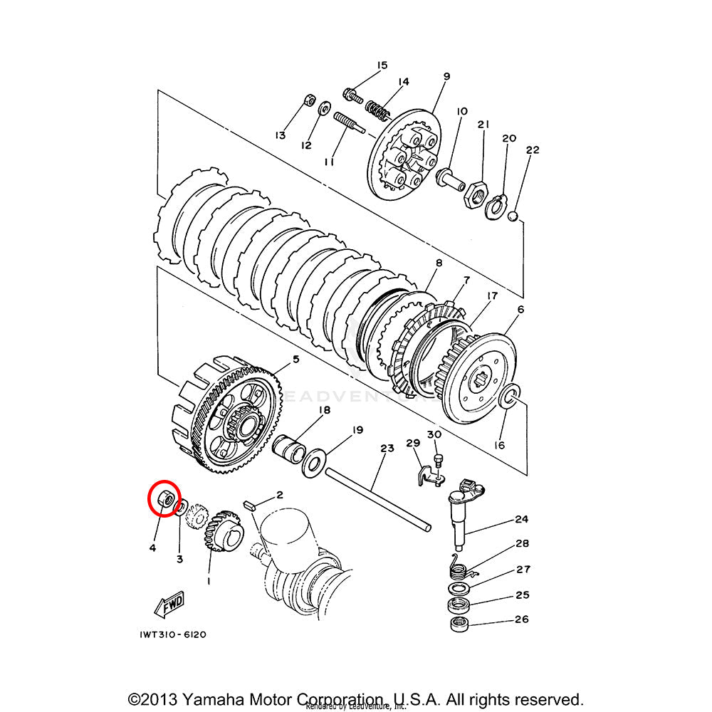 Banshee Crank Nut