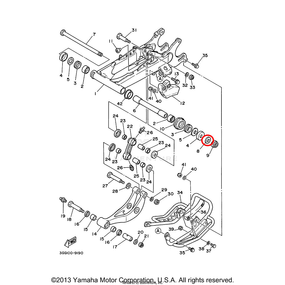 Banshee Swing Arm Washer
