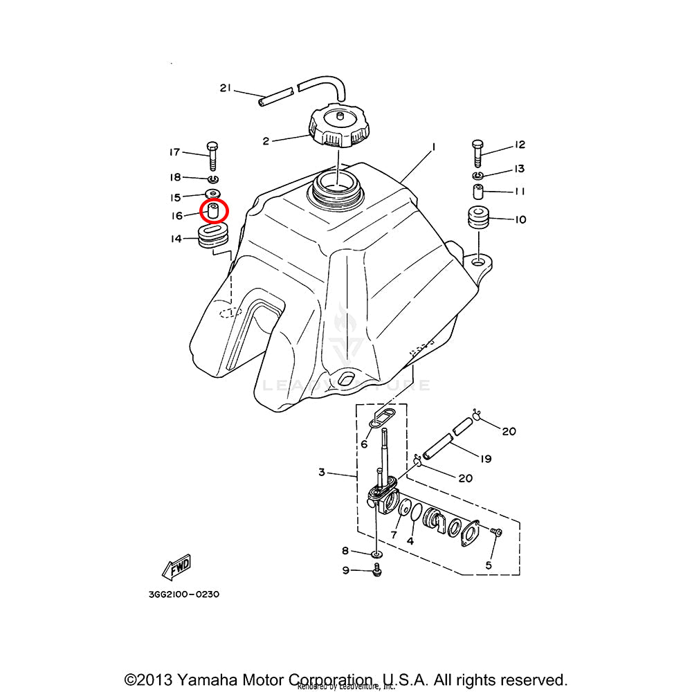 Banshee Fuel Tank Collar