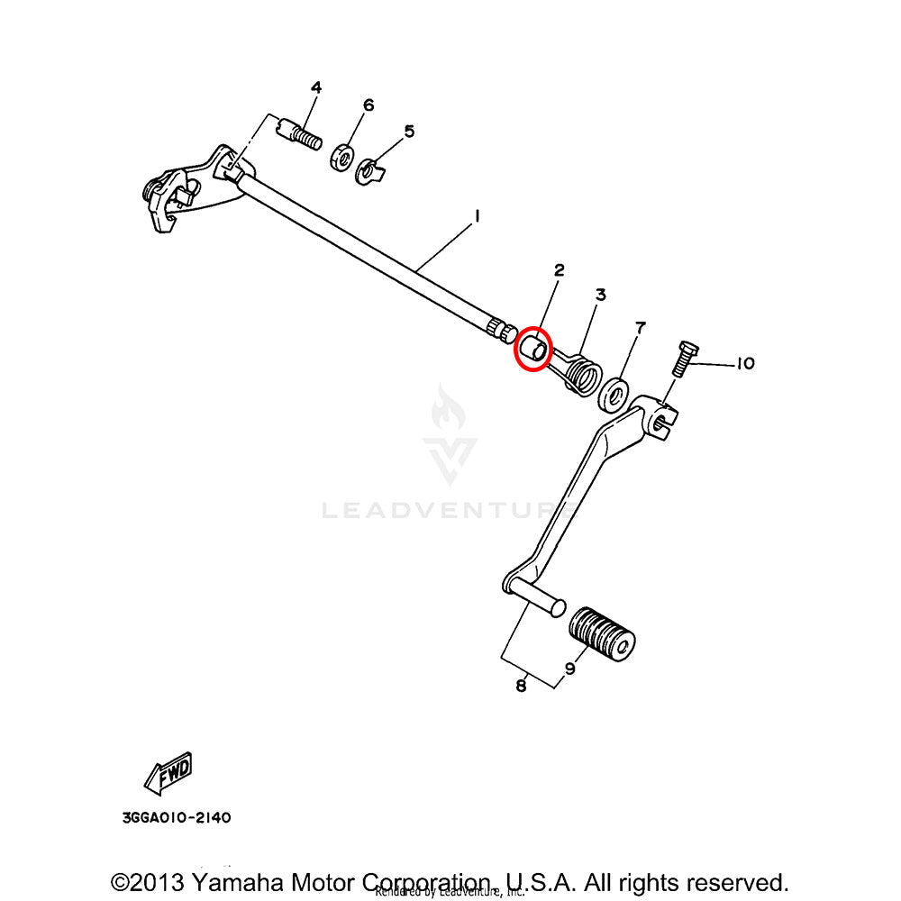 Banshee Shift Shaft Spacer
