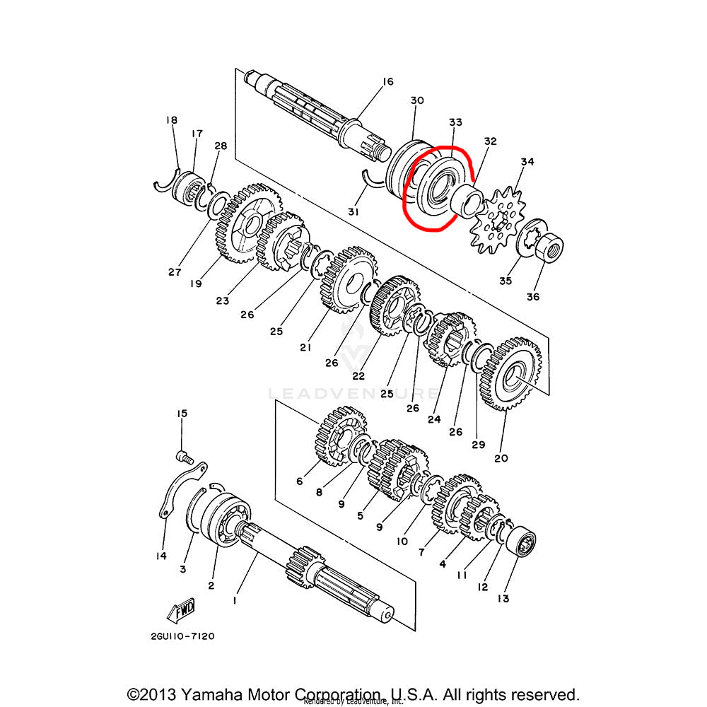 Banshee Counter Shaft Seal