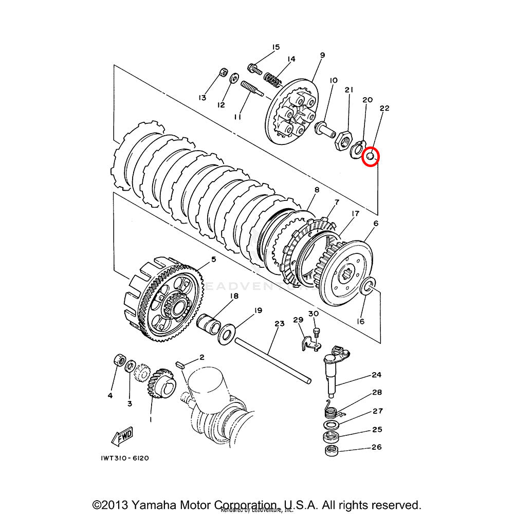 Banshee Clutch Rod Ball
