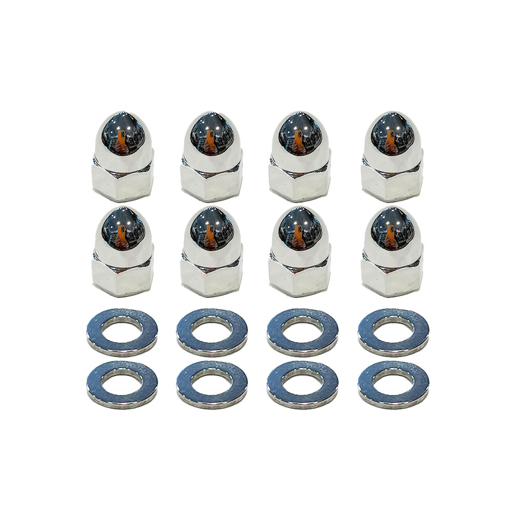 Chrome Wheel Bullet Nuts