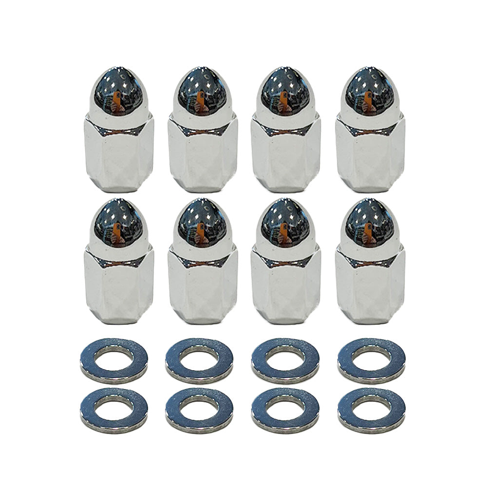 Chrome Wheel Bullet Nuts