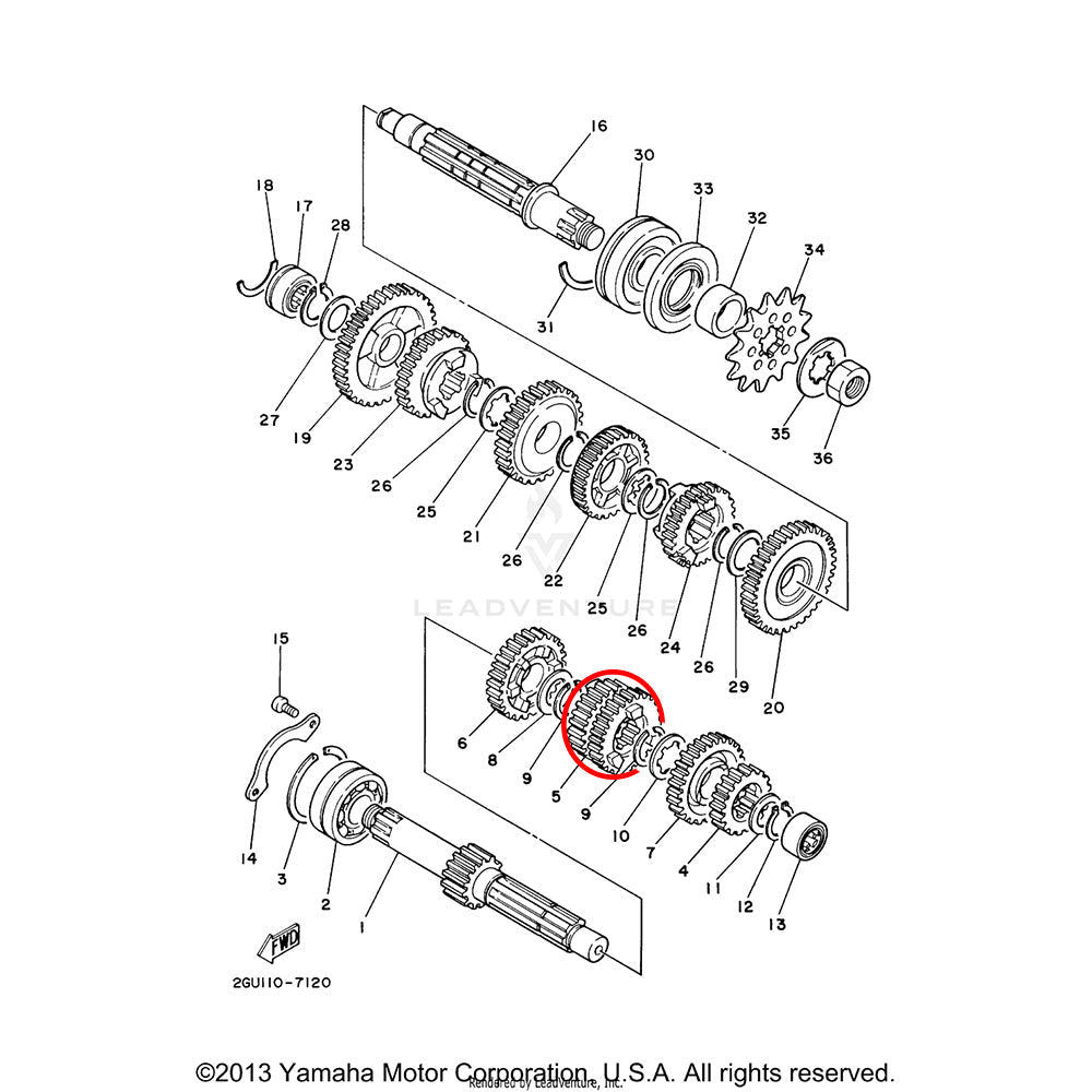 Banshee 3rd & 4th Pinion Gears