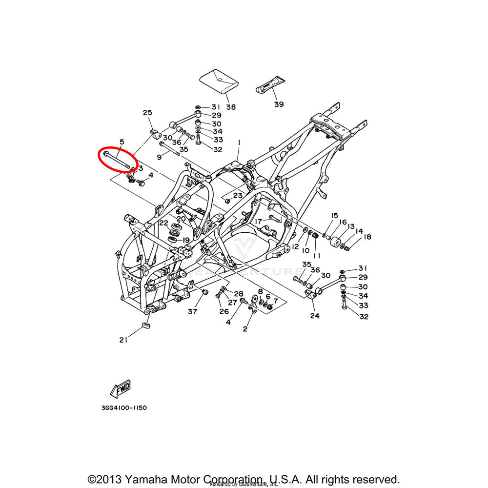 Banshee Front Engine Bolt