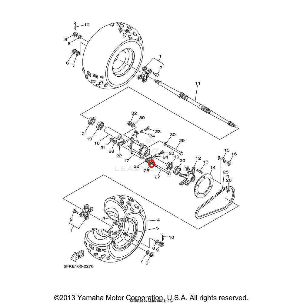 Banshee Stock Bearing Carrier Lower Washer