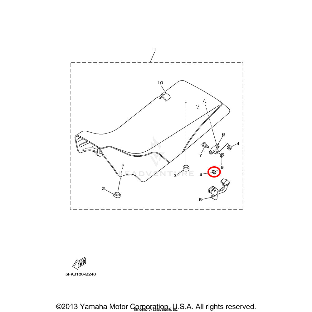 Banshee Seat Lever Spring