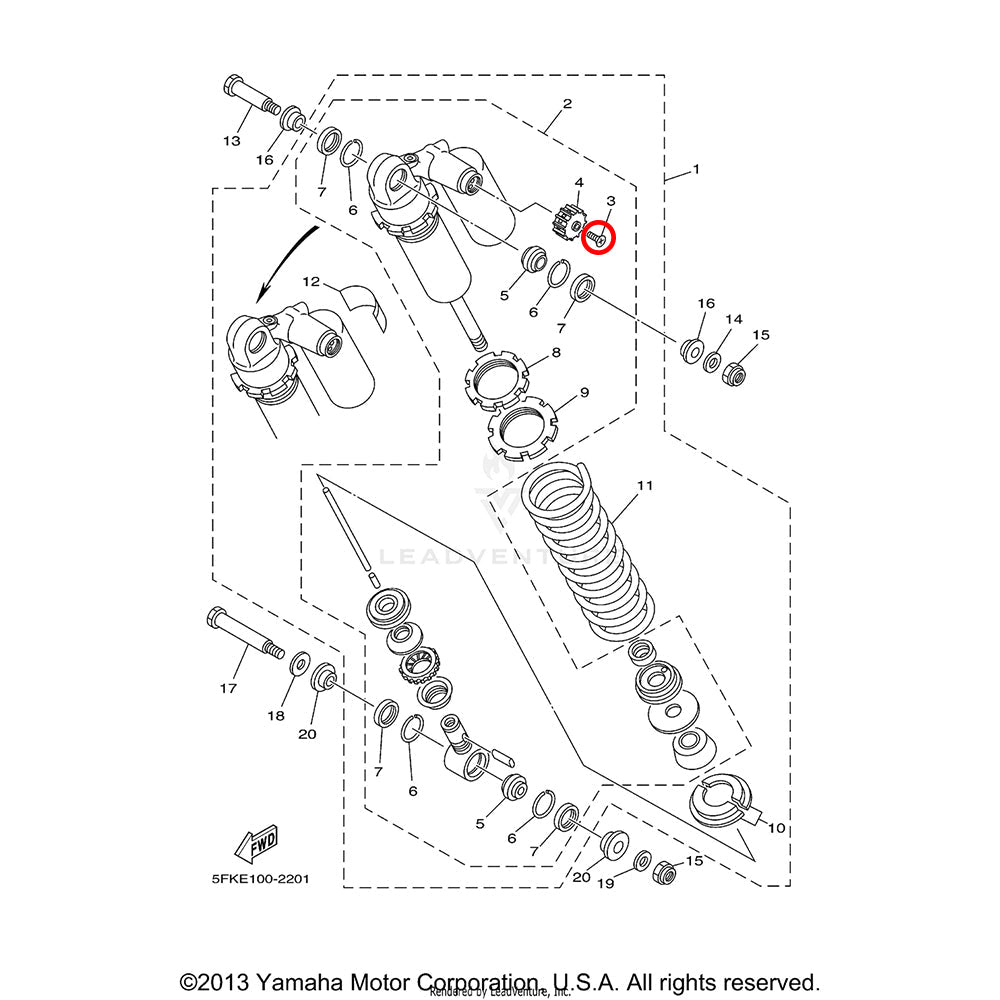 Banshee Dial Screw