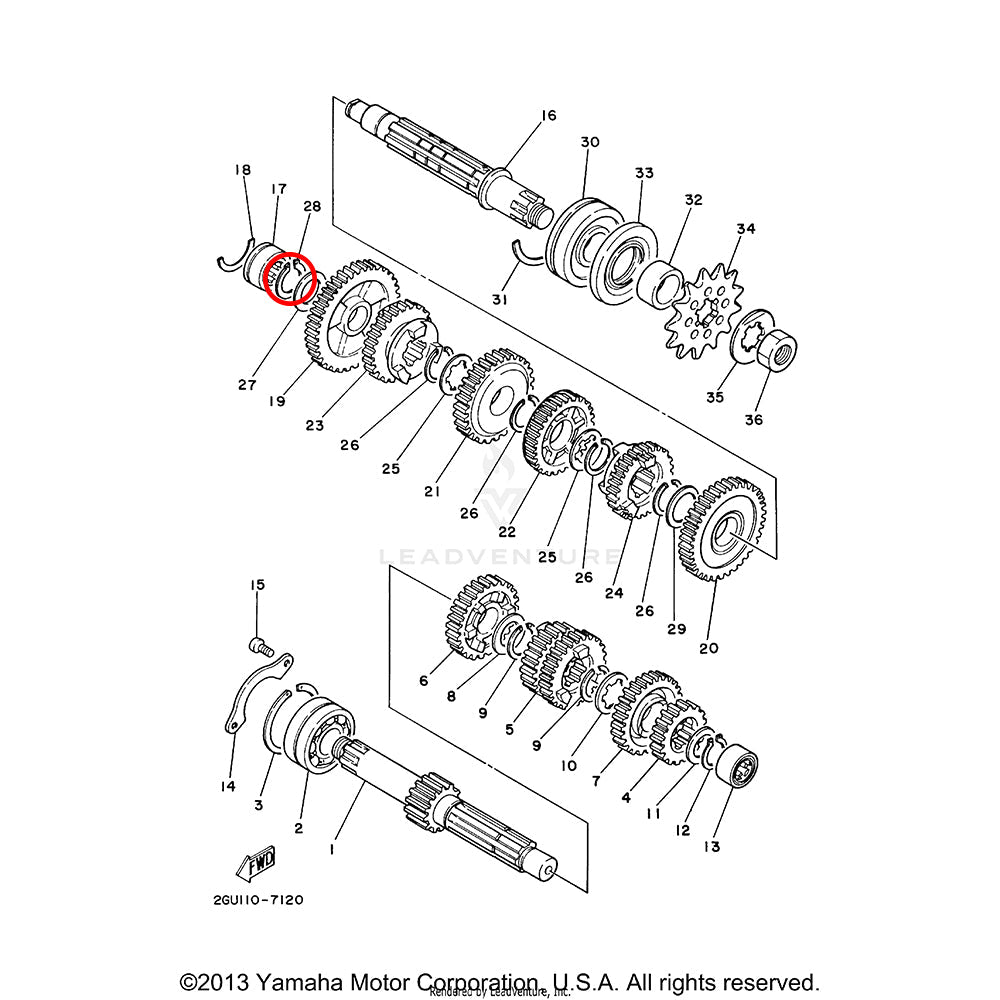 Banshee Transmission Circlip