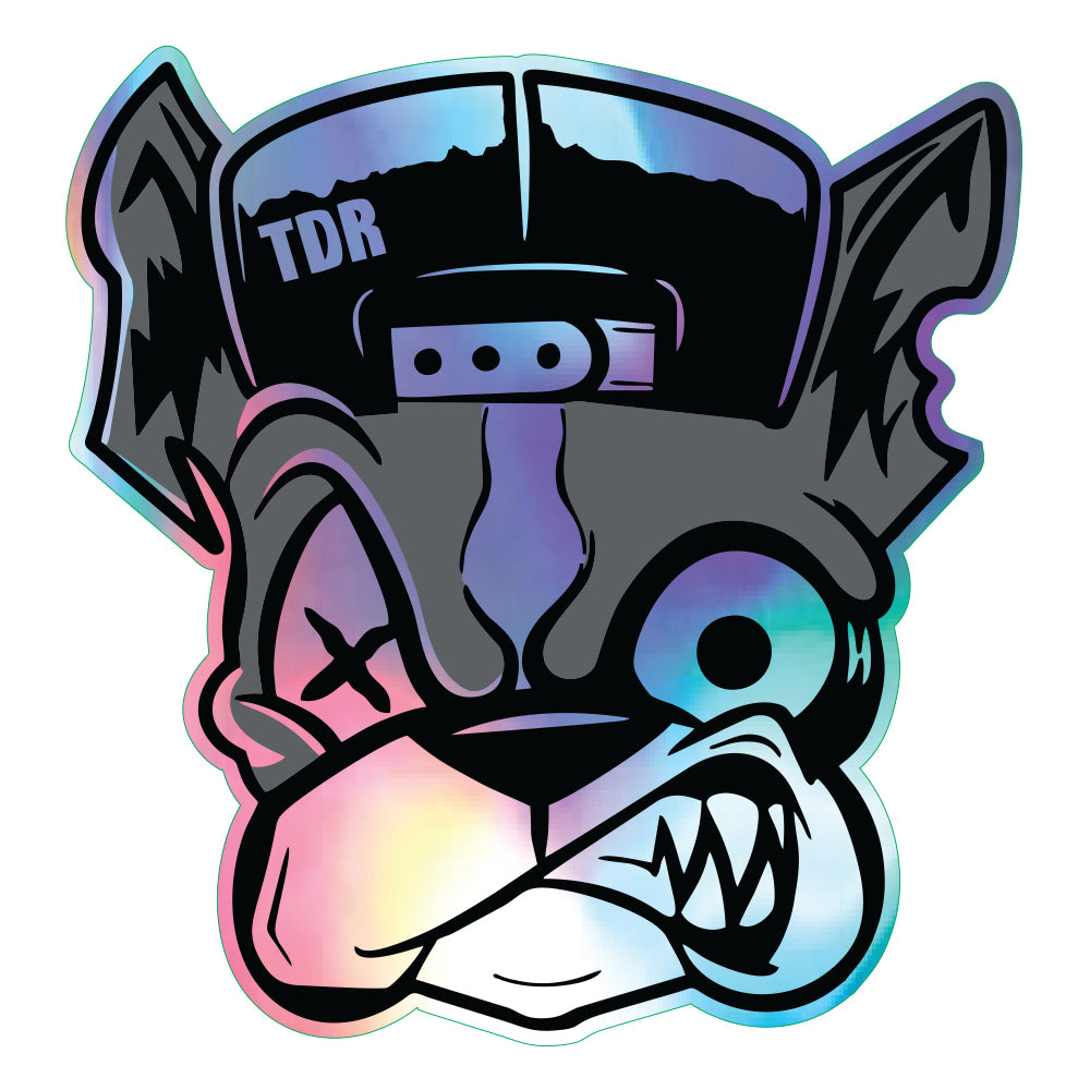 Holographic Dog Sticker