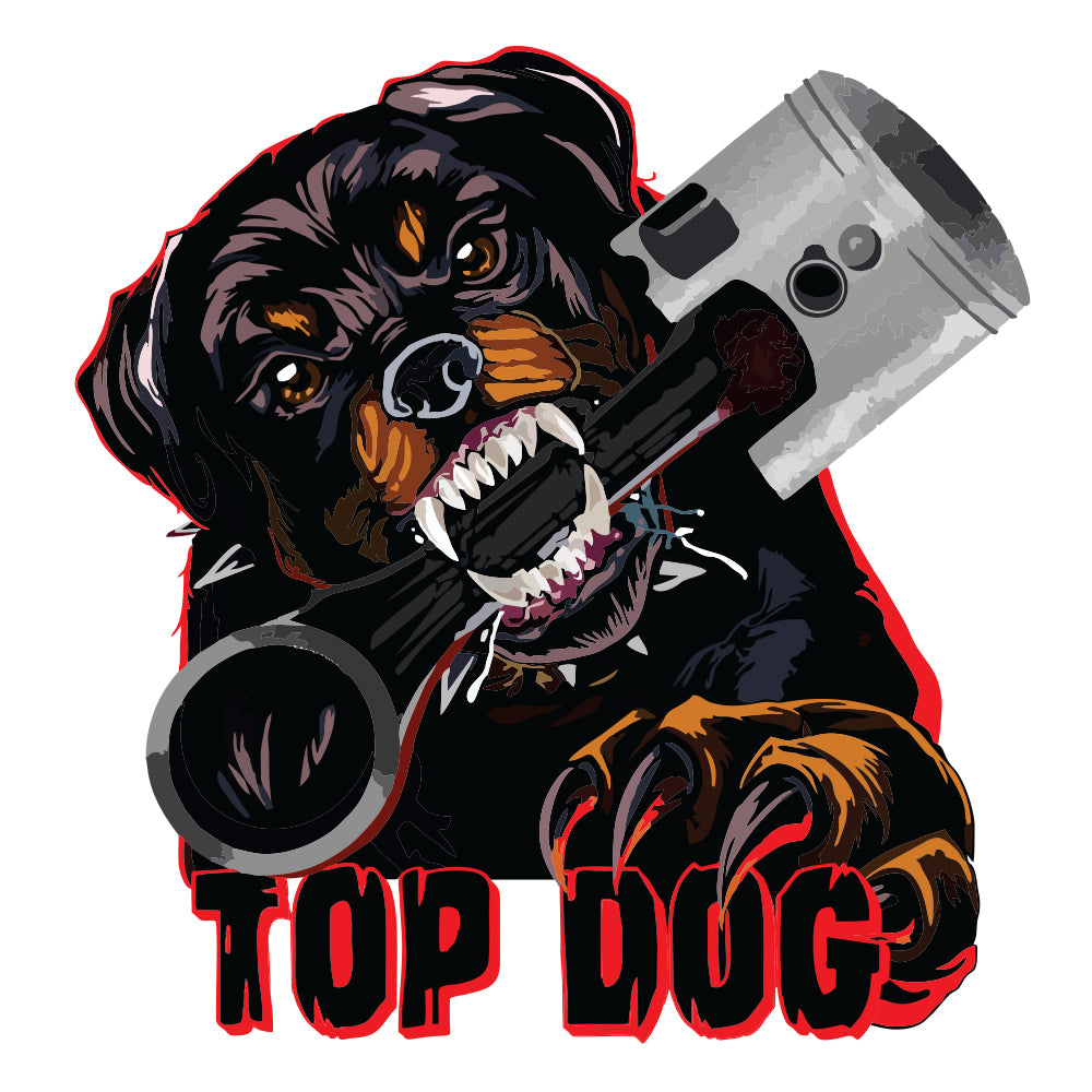Dog Logo Sticker