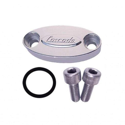 Black CNC-Machined Aluminum Parking Brake Block Off Plate For Honda ATC & TRX Models