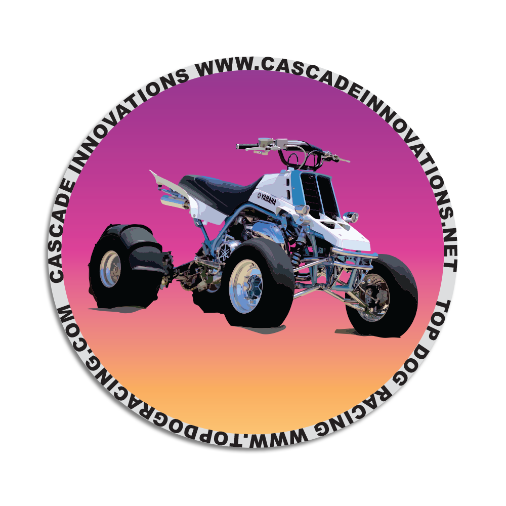 Top Dog Racing & Cascade Innovations Sticker